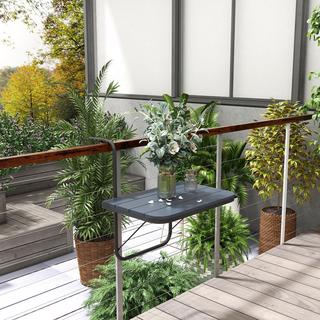 Outsunny Table suspendue pour balcon  