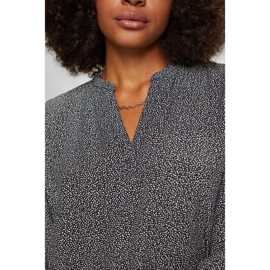 ESPRIT Lenzing Ecovero Allover-Muster Bluse  