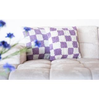 mutoni Coussin Chess violet  