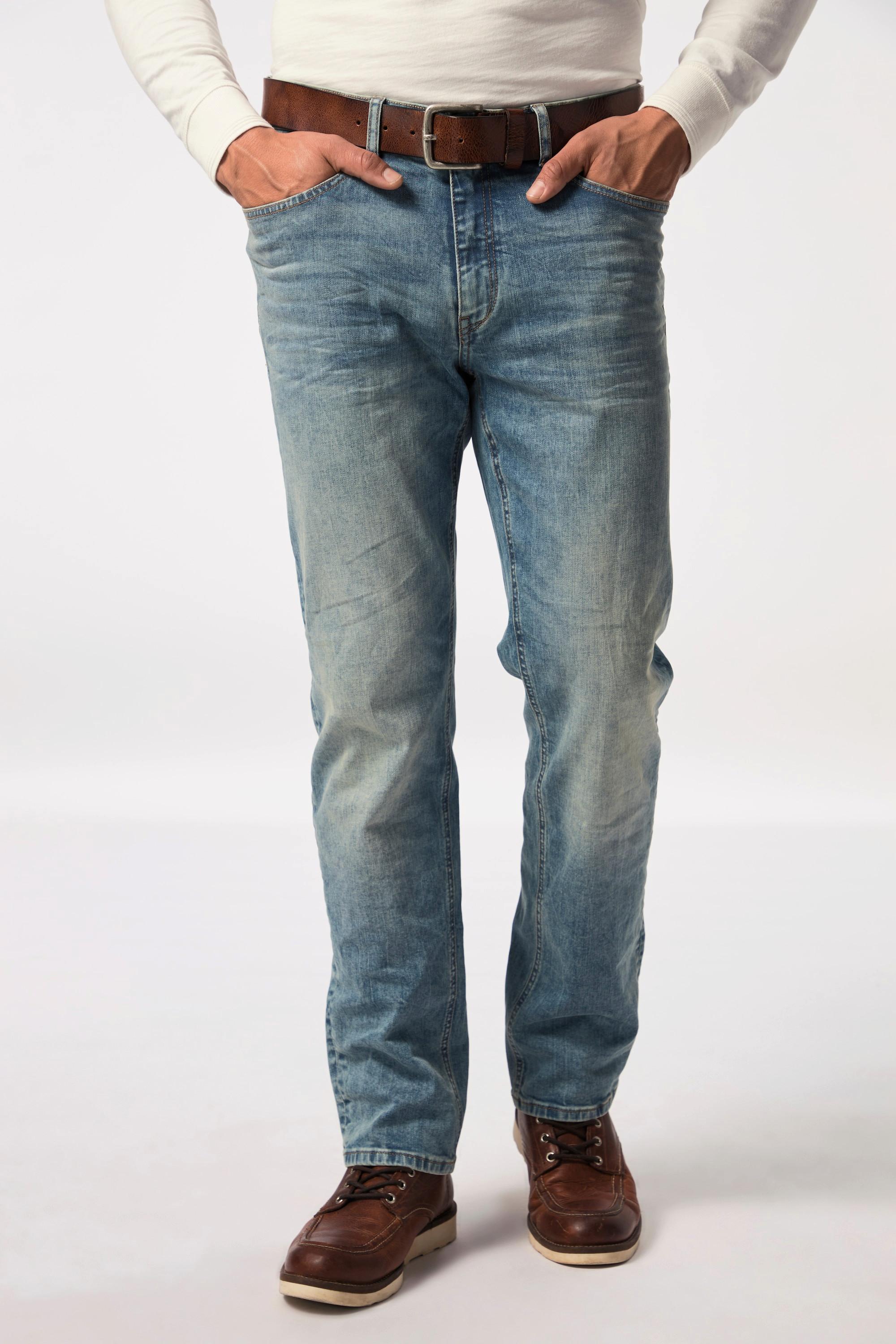 JP1880  Jean en denim FLEXNAMIC®. Coupe Straight Fit ventre confort 5 poches - jusqu'au 38/74 