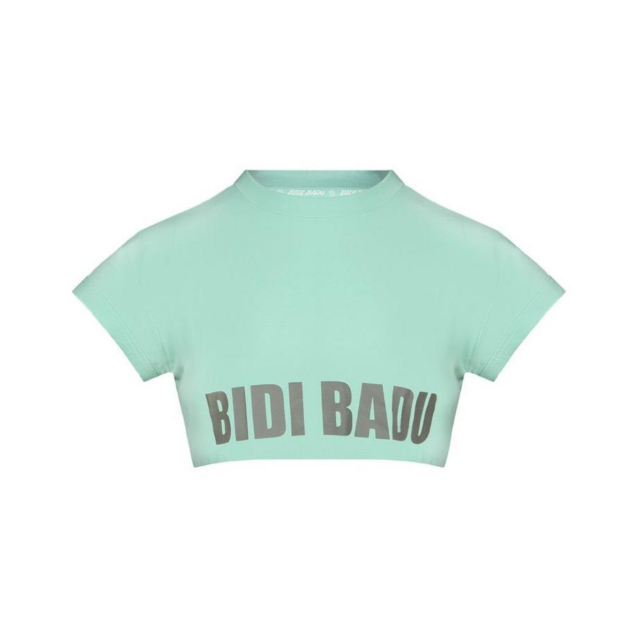 Bidi Badu  Abdominis Crop Move T-Shirt - Mint 