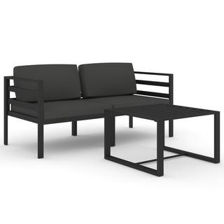 VidaXL Garten-lounge-set aluminium  