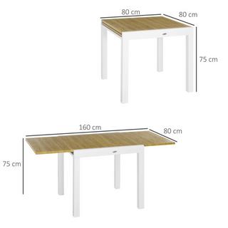 Outsunny Table de jardin  