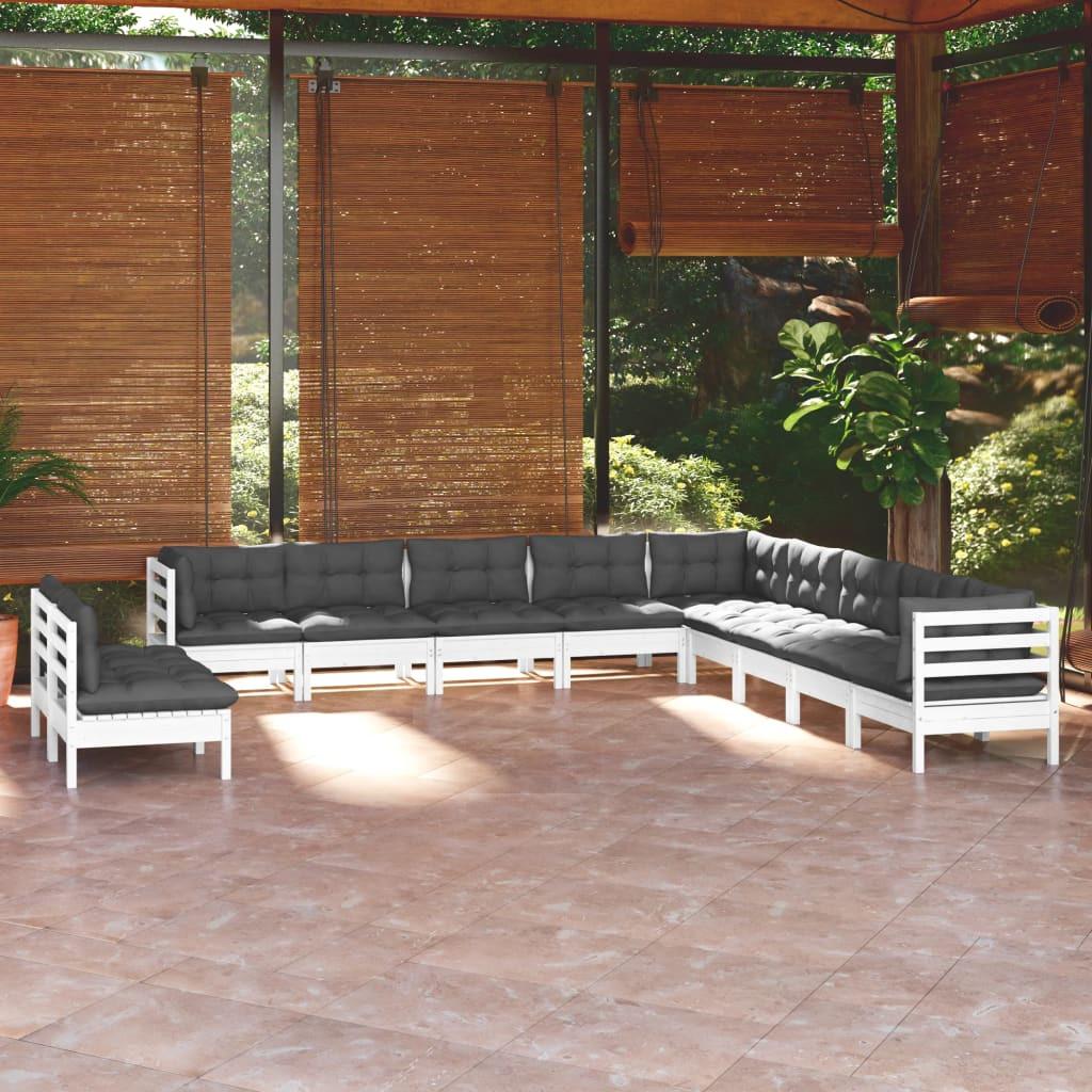 VidaXL set salotto da giardino Legno di pino  