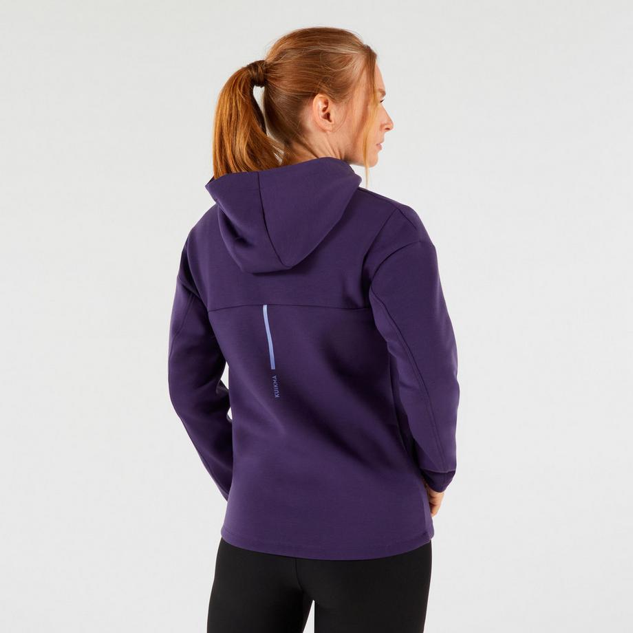 KUIKMA Sweat-shirt tennis à capuche et demi-zip  