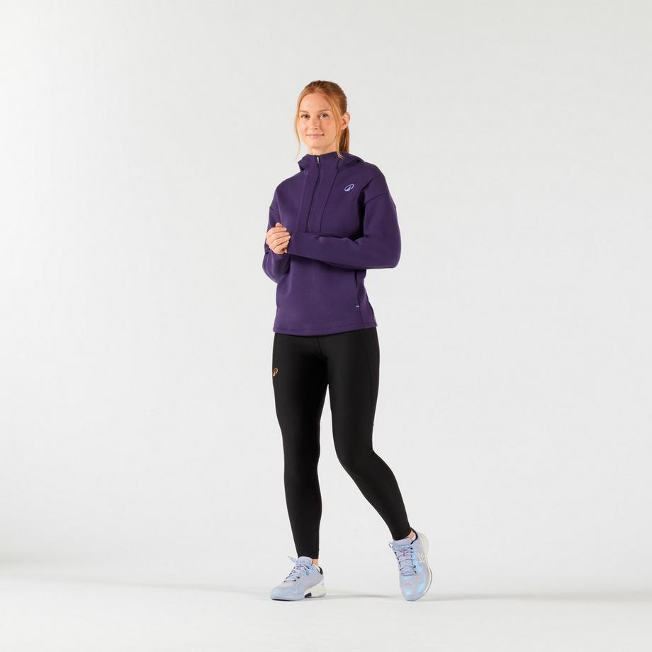 KUIKMA Sweat-shirt tennis à capuche et demi-zip  