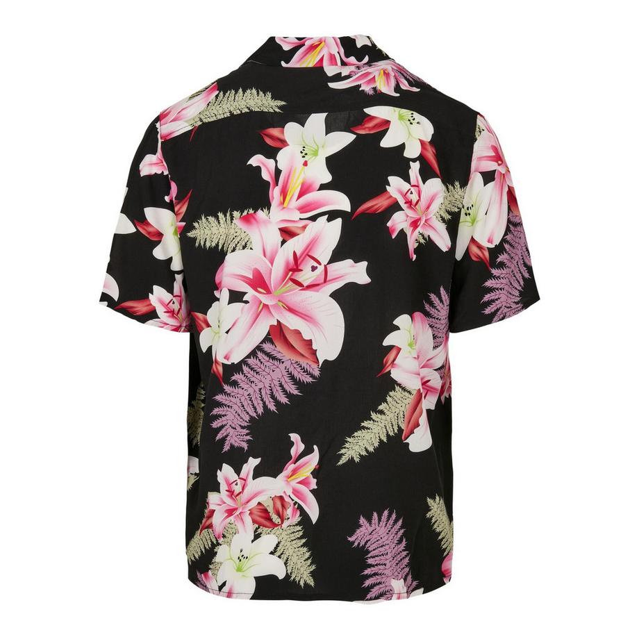 URBAN CLASSICS Viscose All Over Print Resort Camicia  