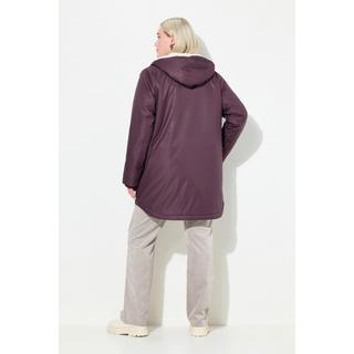 Ulla Popken  Veste technique matelassée HYPRAR, tissu imperméable (colonne d'eau 5 000 mm), polaire douce et confortable 