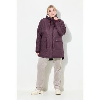 Ulla Popken  Veste technique matelassée HYPRAR, tissu imperméable (colonne d'eau 5 000 mm), polaire douce et confortable 