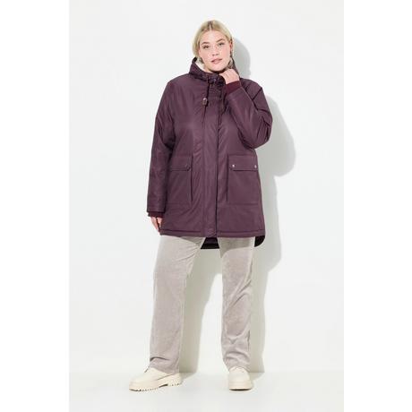 Ulla Popken  Veste technique matelassée HYPRAR, tissu imperméable (colonne d'eau 5 000 mm), polaire douce et confortable 