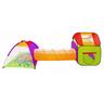 Malatec  Kinderspielzeug - Zelt + Tunnel + Haus + 200 Bälle 