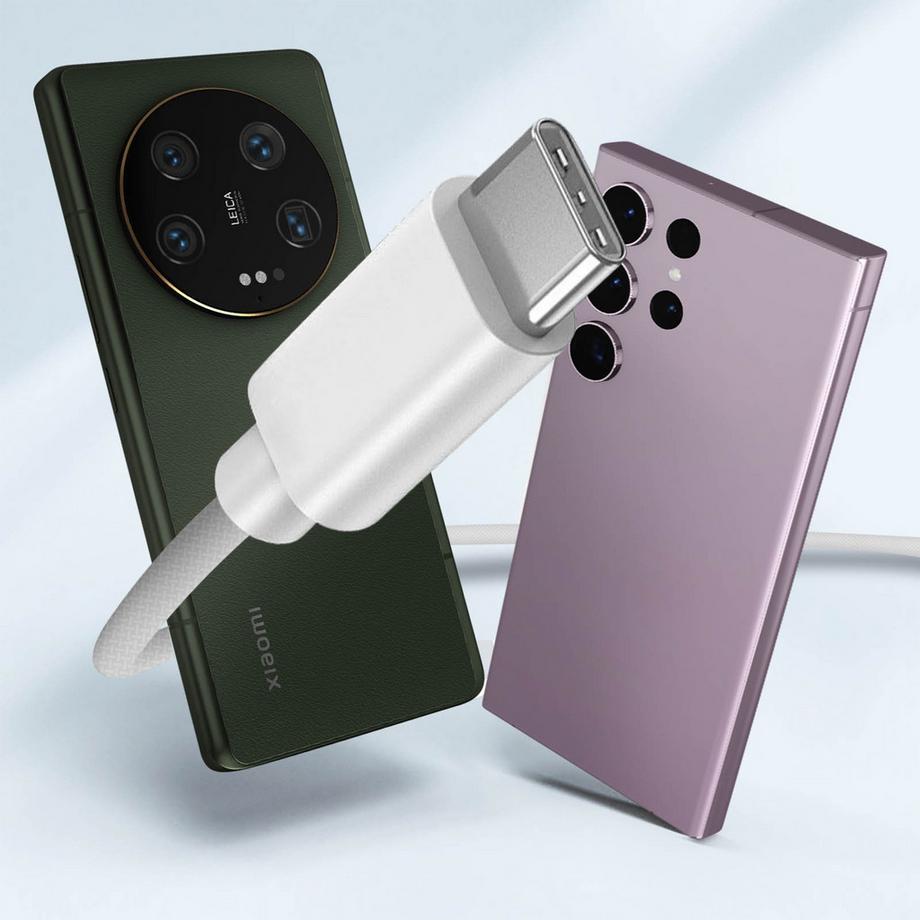Avizar  Écouteurs Filaires USB C, LinQ Blanc 