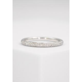 MUAU Schmuck  Ring Diamant 0.25ct. Weissgold 750 