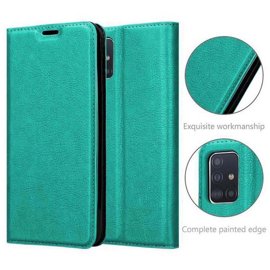 Cadorabo  Housse compatible avec Samsung Galaxy A51 4G / M40s - Coque de protection avec fermeture magnétique, fonction de support et compartiment pour carte 