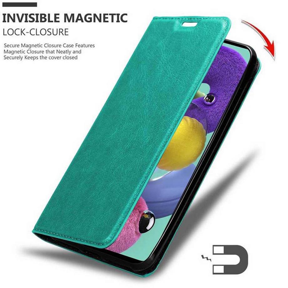 Cadorabo  Housse compatible avec Samsung Galaxy A51 4G / M40s - Coque de protection avec fermeture magnétique, fonction de support et compartiment pour carte 