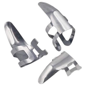 3x Médiator Doigt pour Guitare - Acier Inoxydable