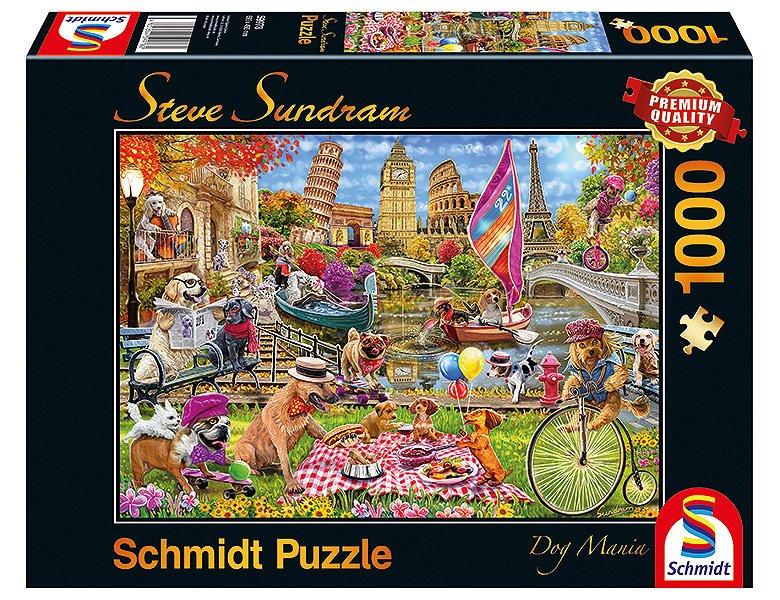 Schmidt  Puzzle Hundewahnsinn (1000Teile) 