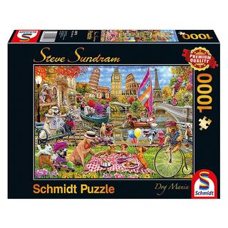 Schmidt  Puzzle Hundewahnsinn (1000Teile) 