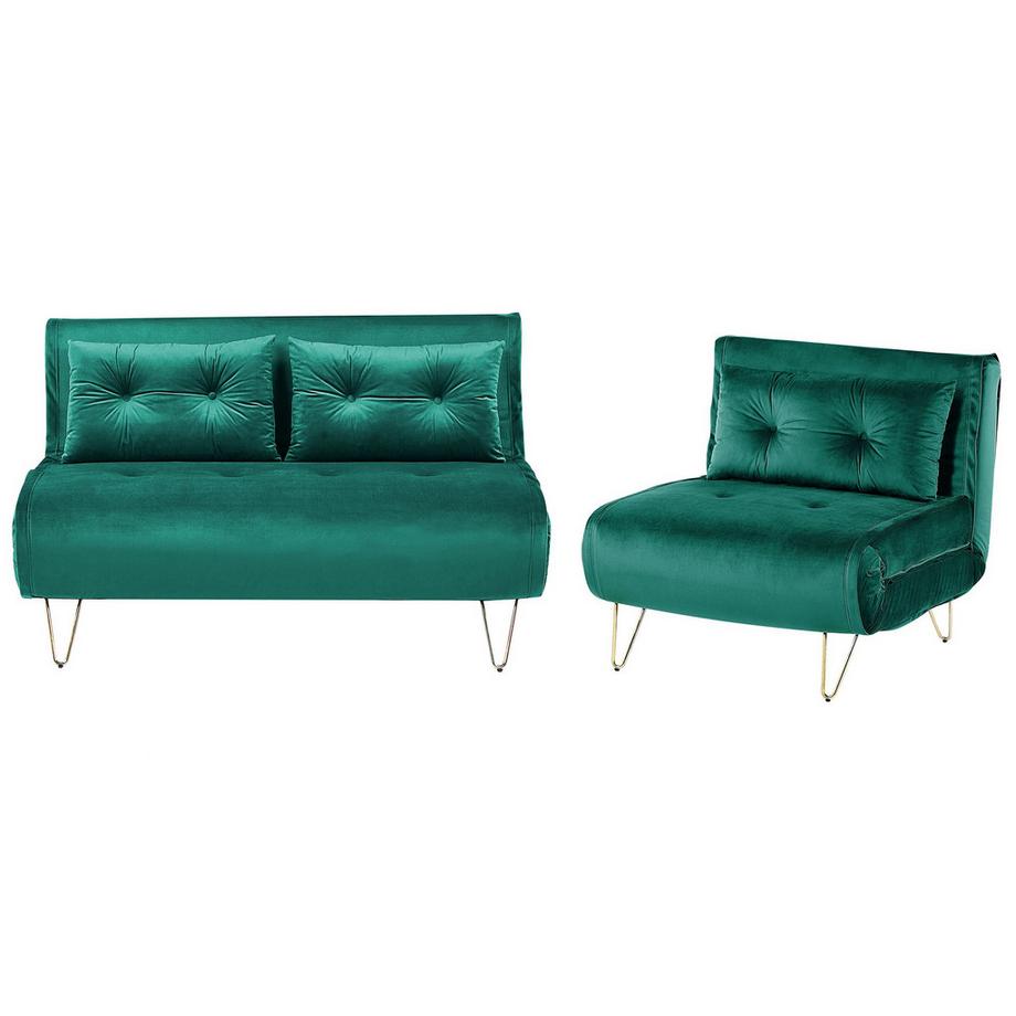 Ensemble de salon en Velours  VESTFOLD