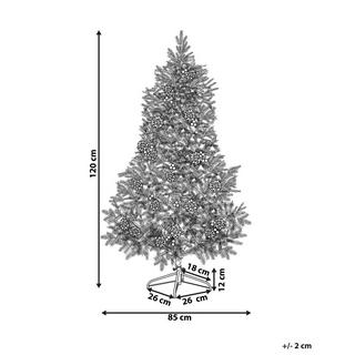 Beliani Sapin de Noël artificiel en PVC Traditionnel DENALI  
