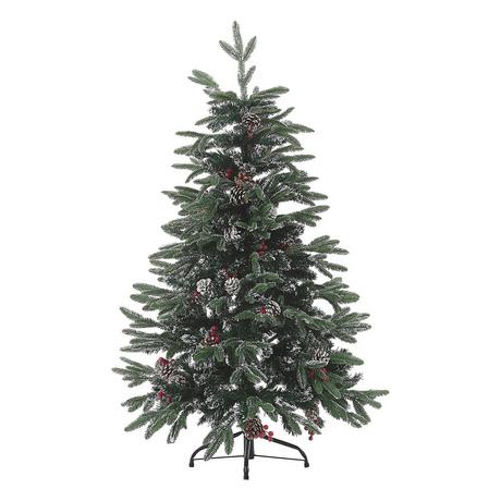 Beliani Sapin de Noël artificiel en PVC Traditionnel DENALI  
