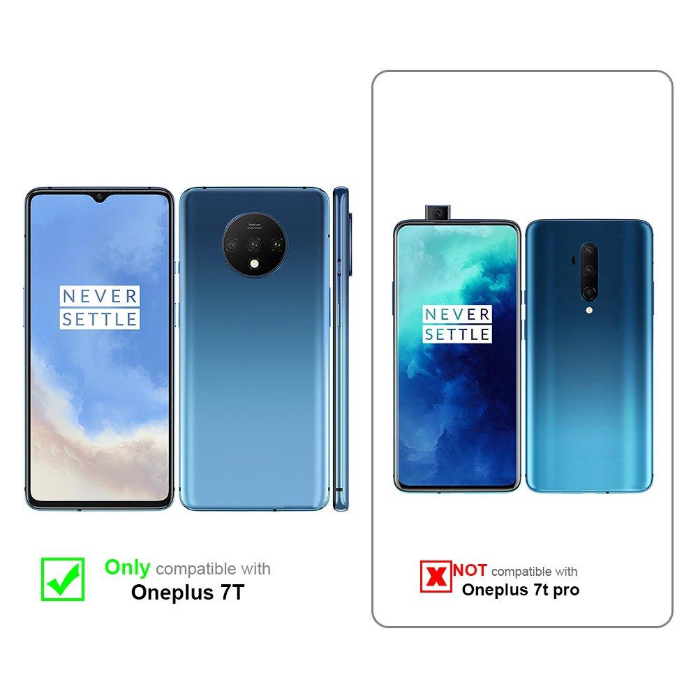 Cadorabo  Housse compatible avec OnePlus 7T - Coque de protection avec fermeture magnétique, fonction de support et compartiment pour carte 