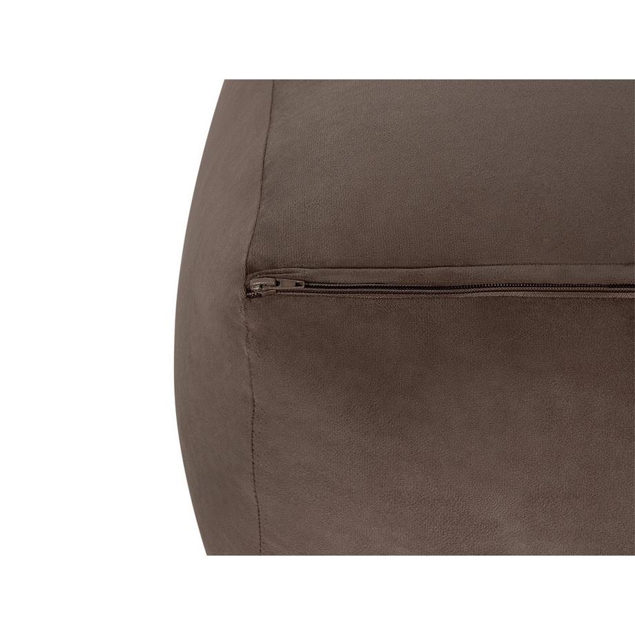 Beliani Pouf en Velours Traditionnel DAREYN  