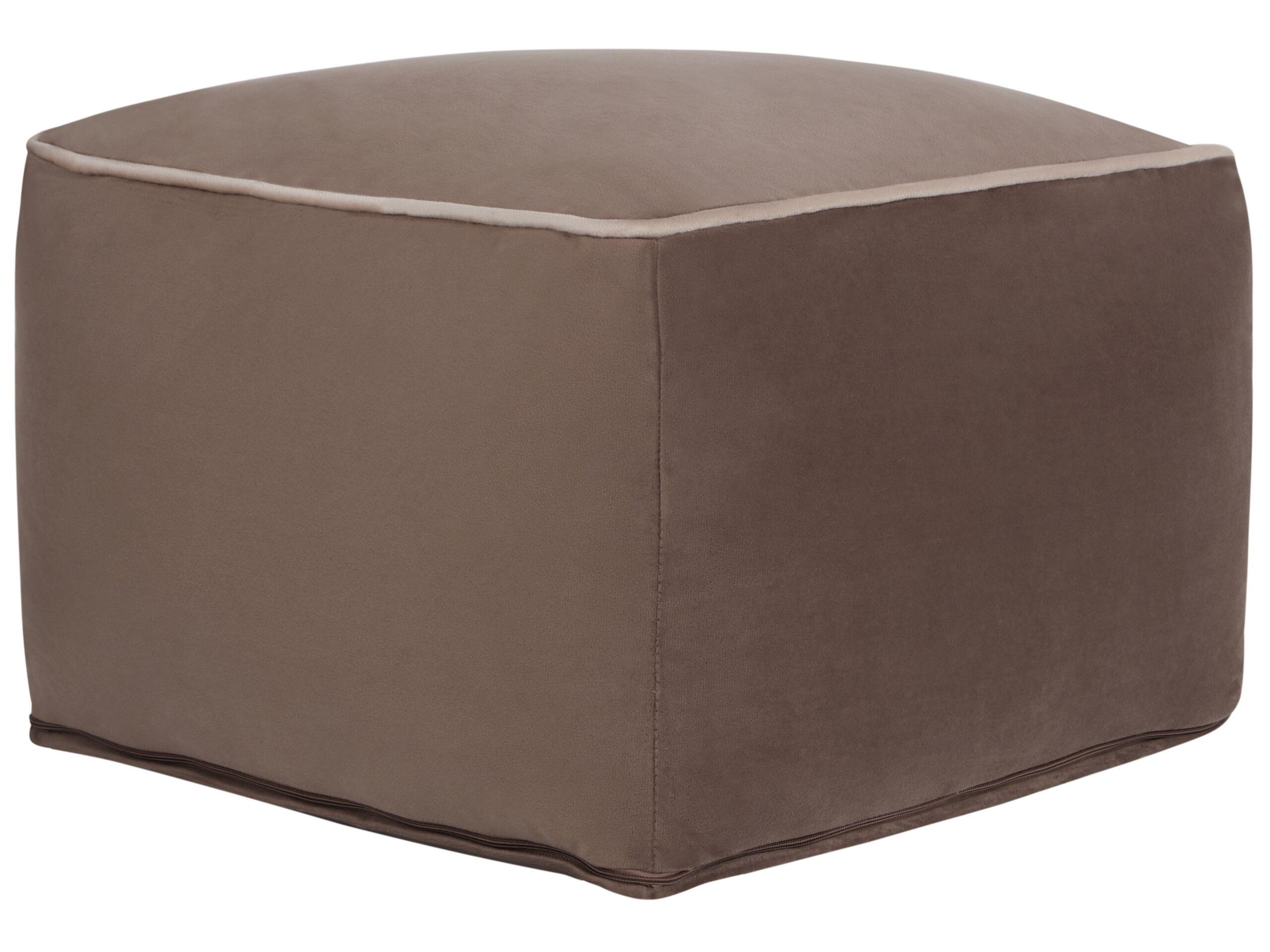 Beliani Pouf en Velluto Classico DAREYN  