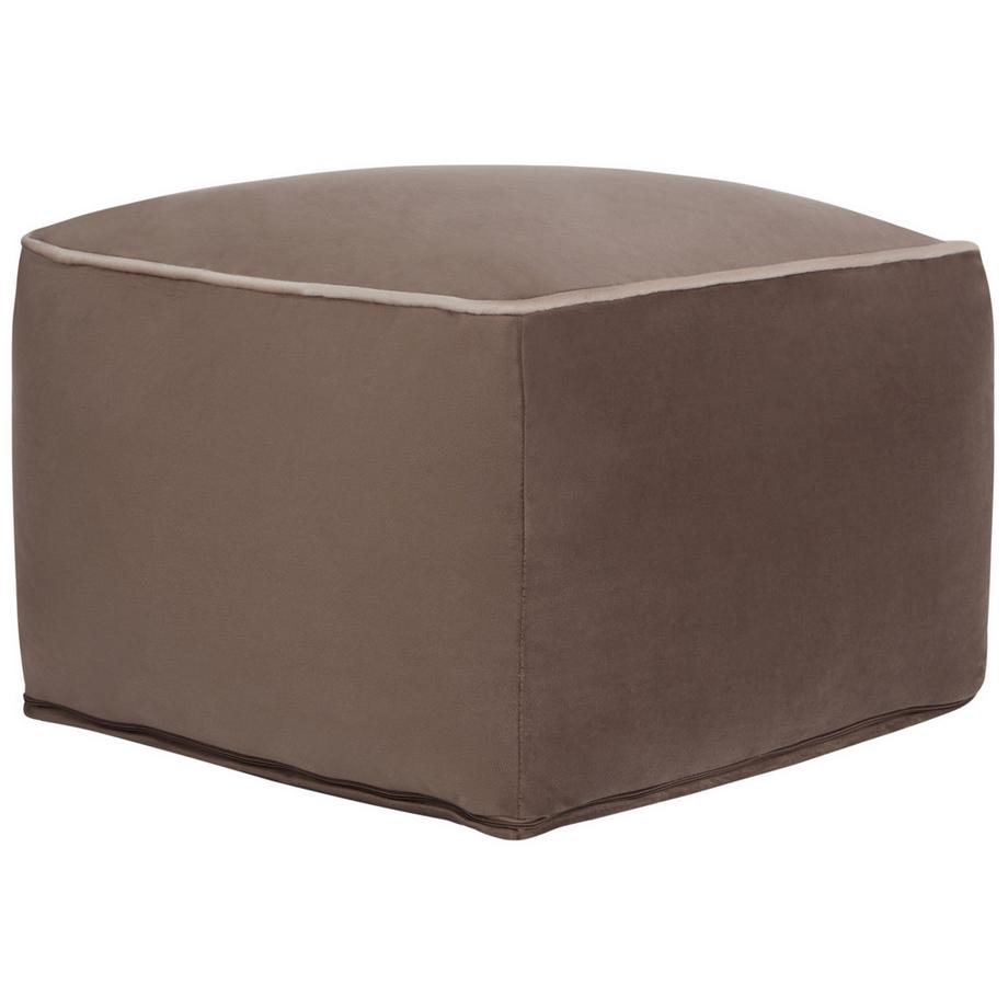 Beliani Pouf en Velours Traditionnel DAREYN  