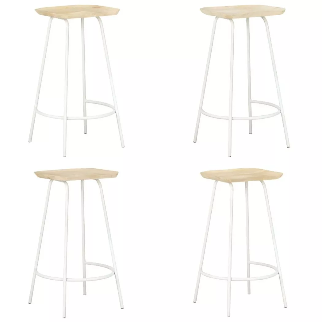 VidaXL - Tabouret de bar bois, One Size, Beige