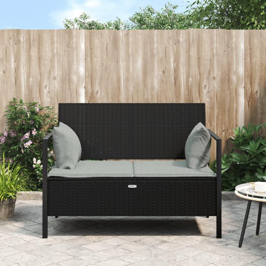 VidaXL Gartenbank poly-rattan  