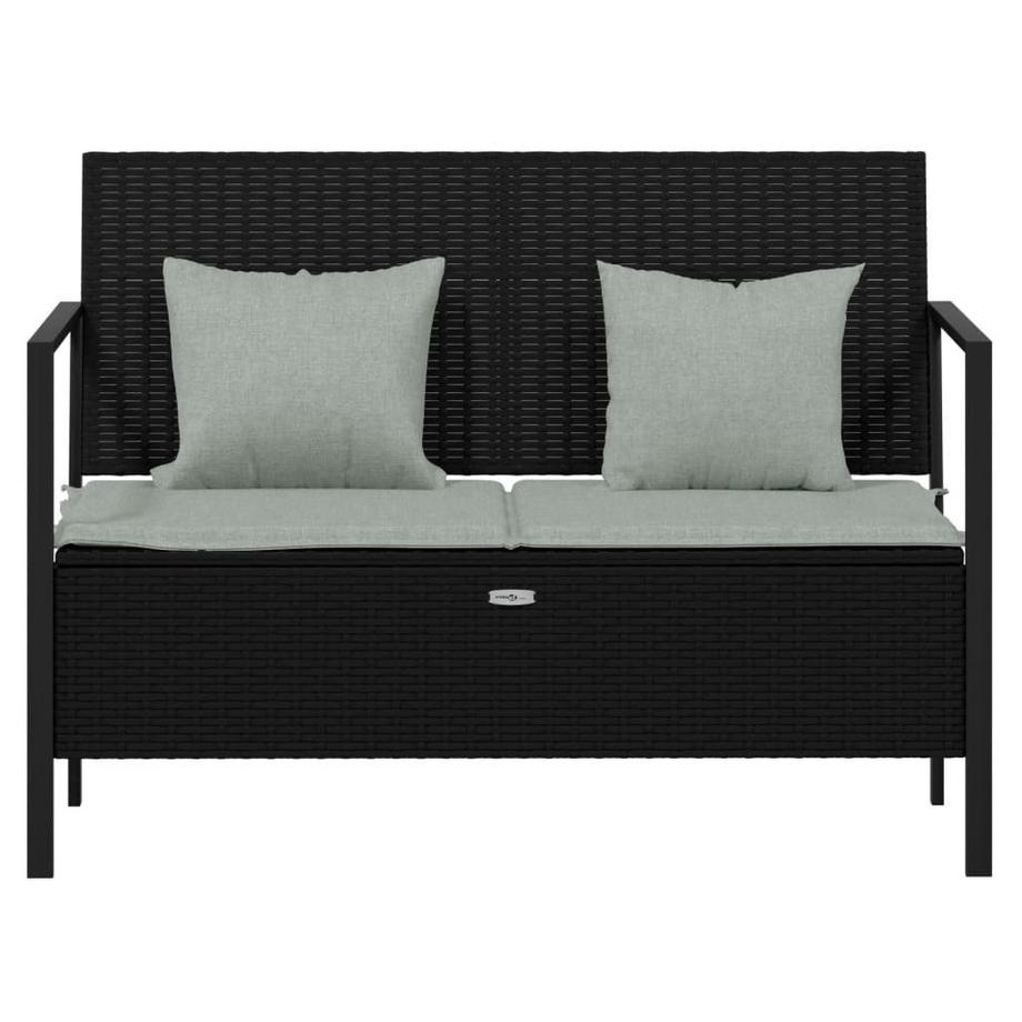 VidaXL Gartenbank poly-rattan  