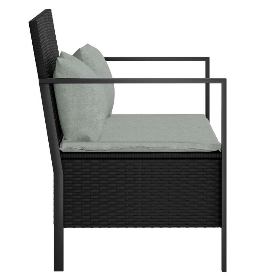 VidaXL Gartenbank poly-rattan  
