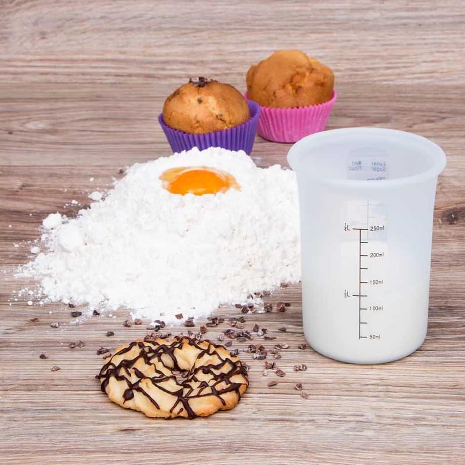 Städter Messbecher aus Silikon 250 ml  