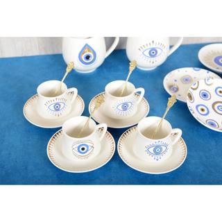 Aulica TASSES ET SOUS-TASSES CHANCE - LOT DE 4  