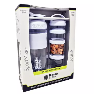 Blender Bottle Classic 28 oz. Shaker and GoStak Starter 3Pak Combo