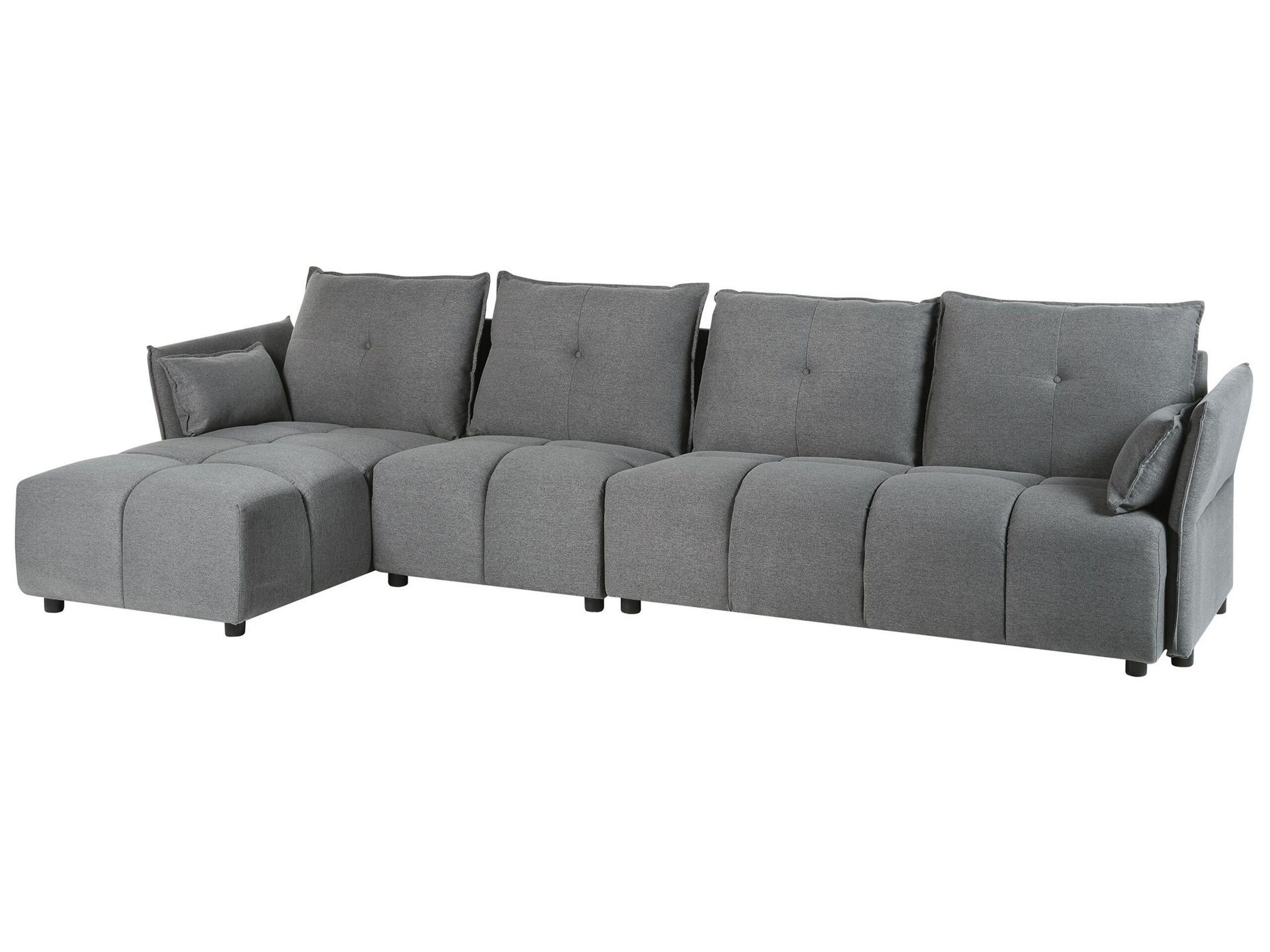 Beliani Ecksofa aus Polyester Klassisch TOMRA  