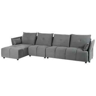 Beliani Ecksofa aus Polyester Klassisch TOMRA  