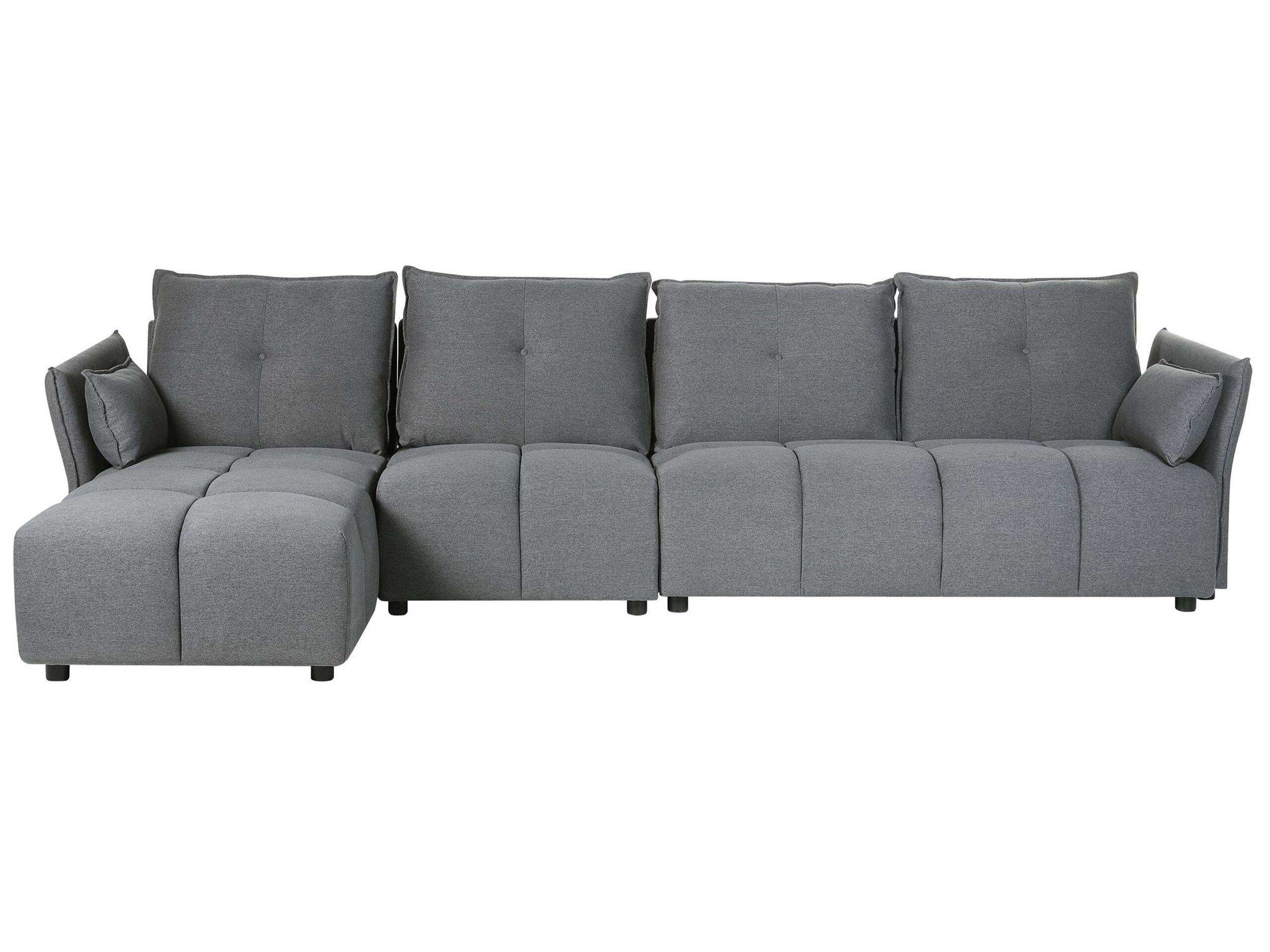 Beliani Ecksofa aus Polyester Klassisch TOMRA  