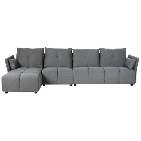 Beliani Ecksofa aus Polyester Klassisch TOMRA  