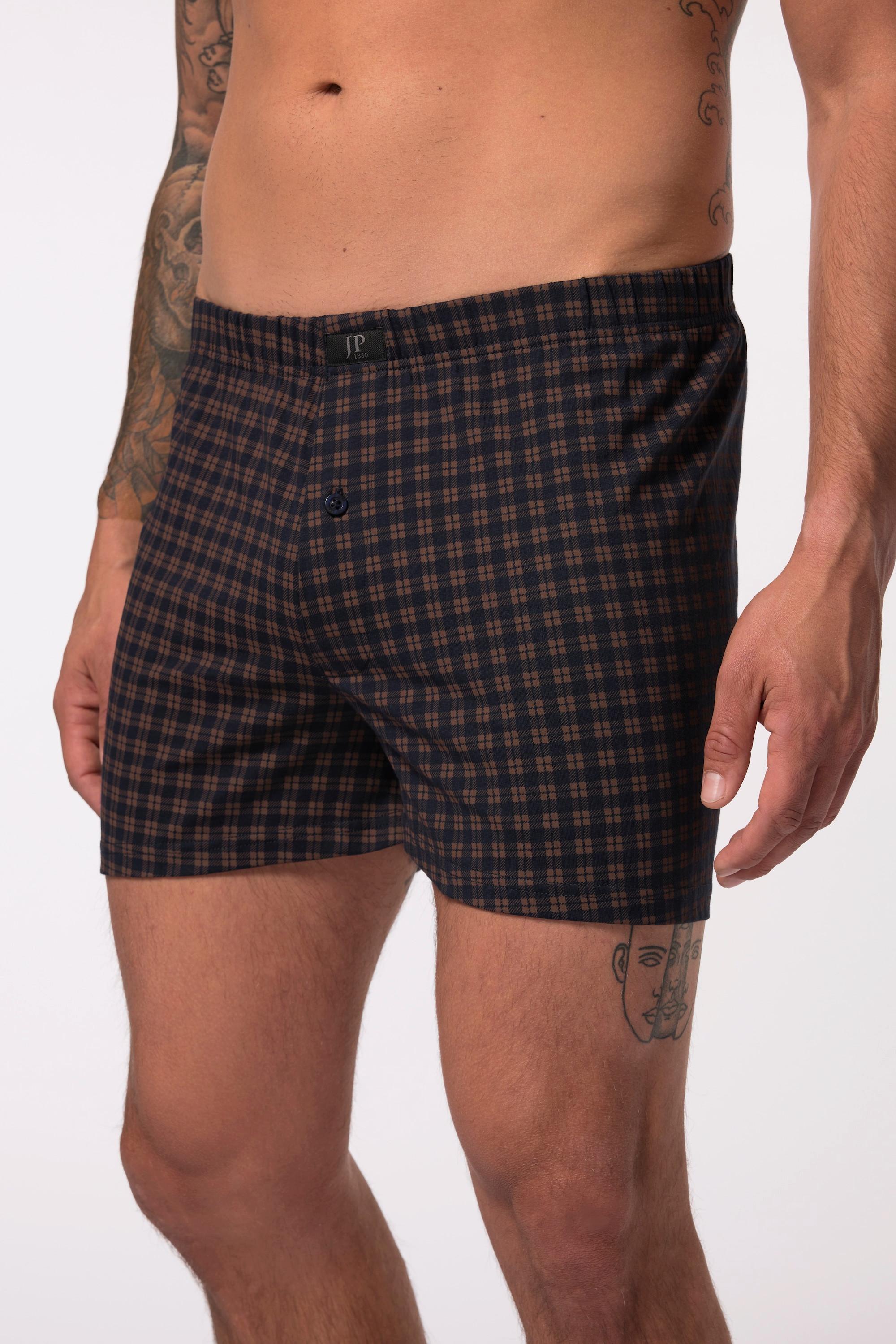 JP1880  Boxershorts, 2er-Pack, weite Form, bis 7 XL 