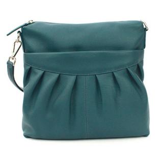 Eastern Counties Leather Leona Geraffte Leder Handtasche  