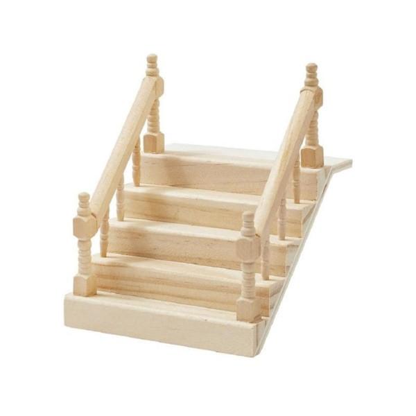 HOBBYFUN  Mini-Utensilien Treppe mit Handlauf 