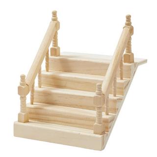 HOBBYFUN  Mini-Utensilien Treppe mit Handlauf 