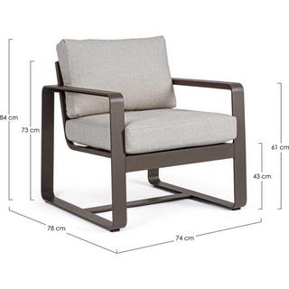 mutoni Fauteuil de jardin Merrigan café  