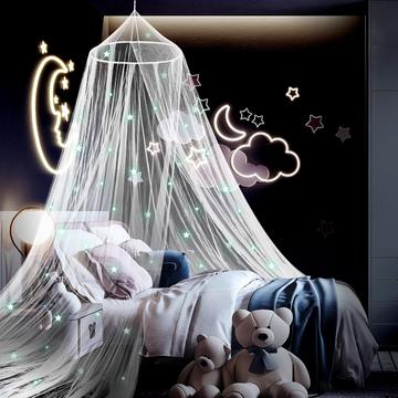 Baldaquin pour lit d'enfant et lit simple - Fantastique décoration de chambre d'enfant - Grand baldaquin moustiquaire pour enfant