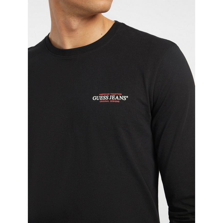 GUESS American Langarm Slim Fit T-Shirt  
