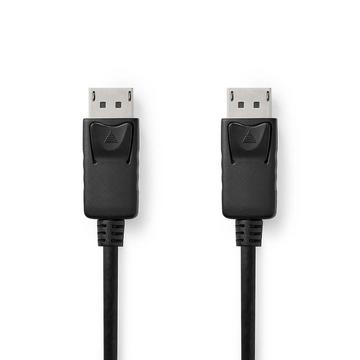 Displayport-Kabel | DisplayPort-Stecker | DisplayPort-Stecker | 4K@60Hz | Vernickelt | 2,00 m | Rund | PVC | Schwarz | Boxen