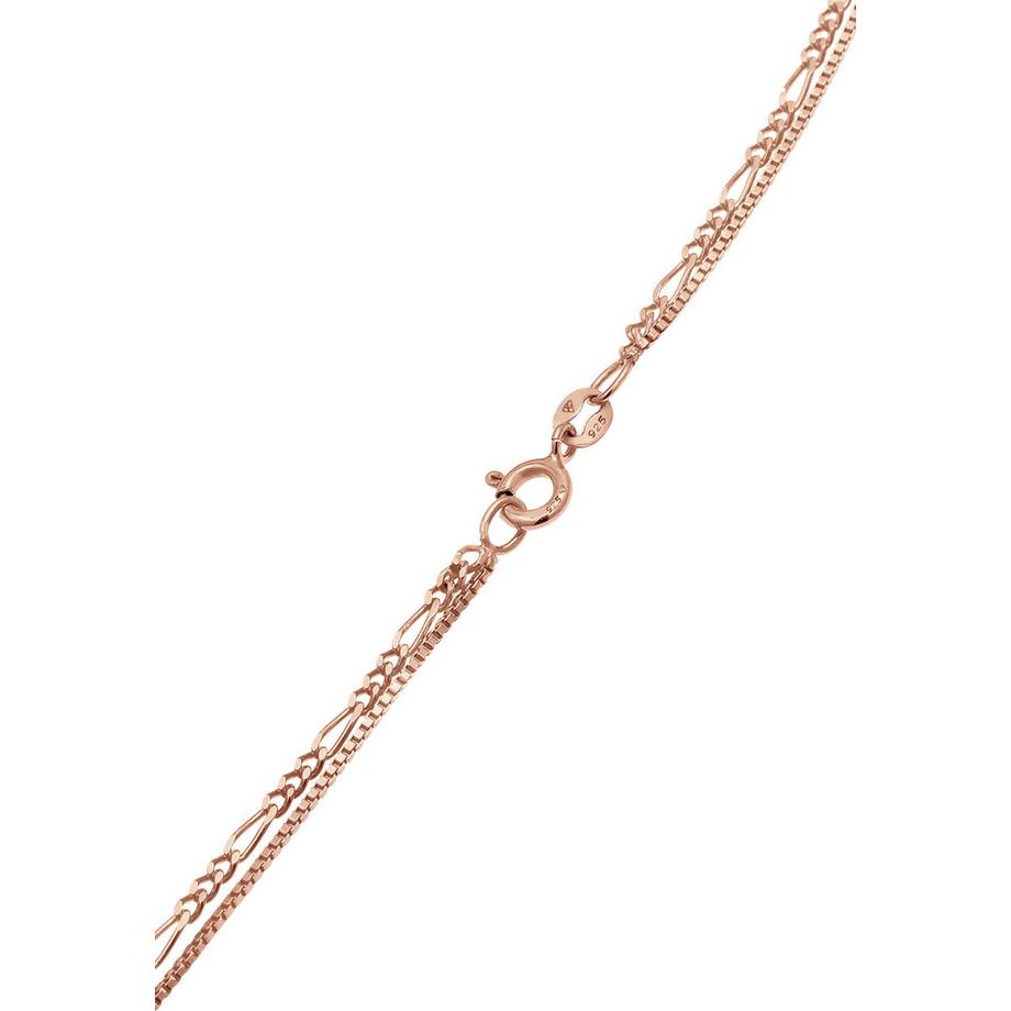 Elli  Halskette Layer Plättchen Anhänger 