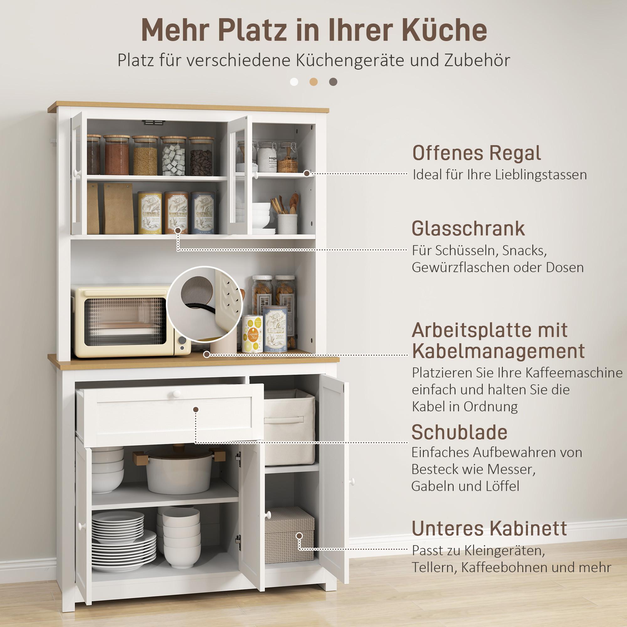 HOMCOM Küchenschrank  